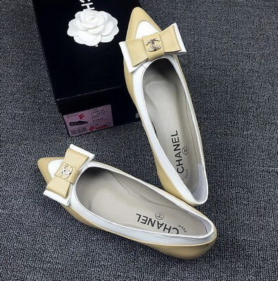 CHANEL Shallow mouth flat shoes Women--140